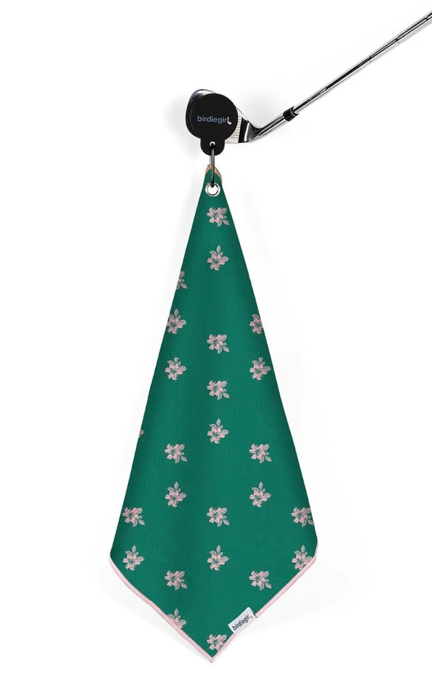 Augusta Azalea Magnetic Golf Towel
