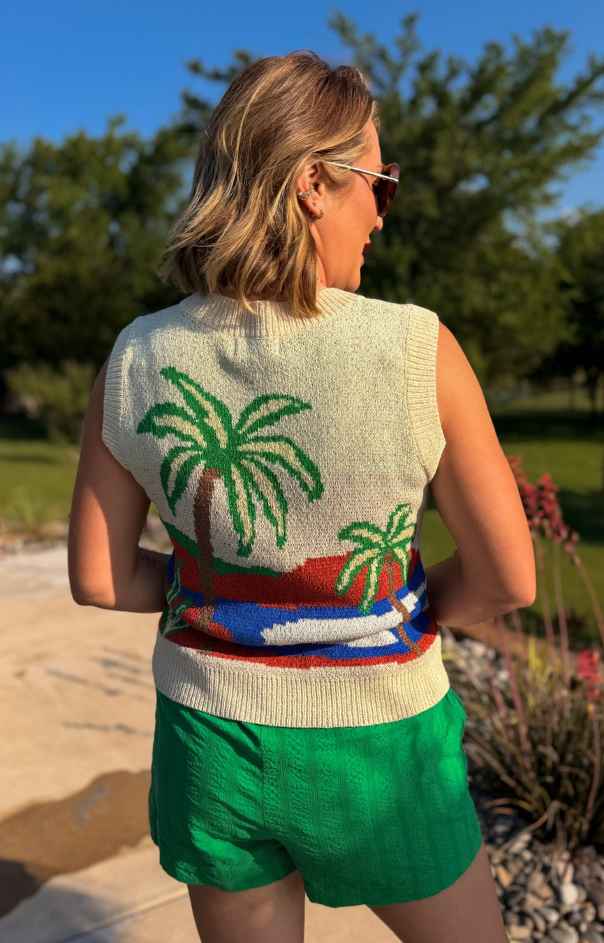 Palms Sweater Vest
