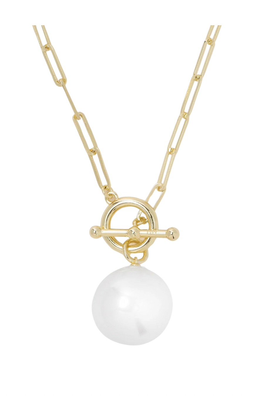 Life’s A Ball Pearl Pendant Necklace