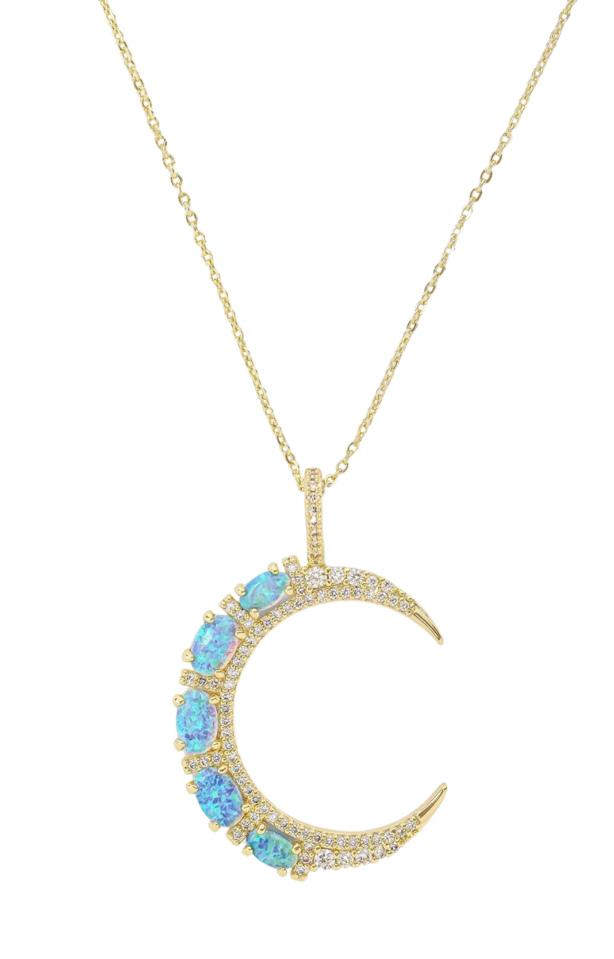 She’s An Icon Blue Moon Necklace