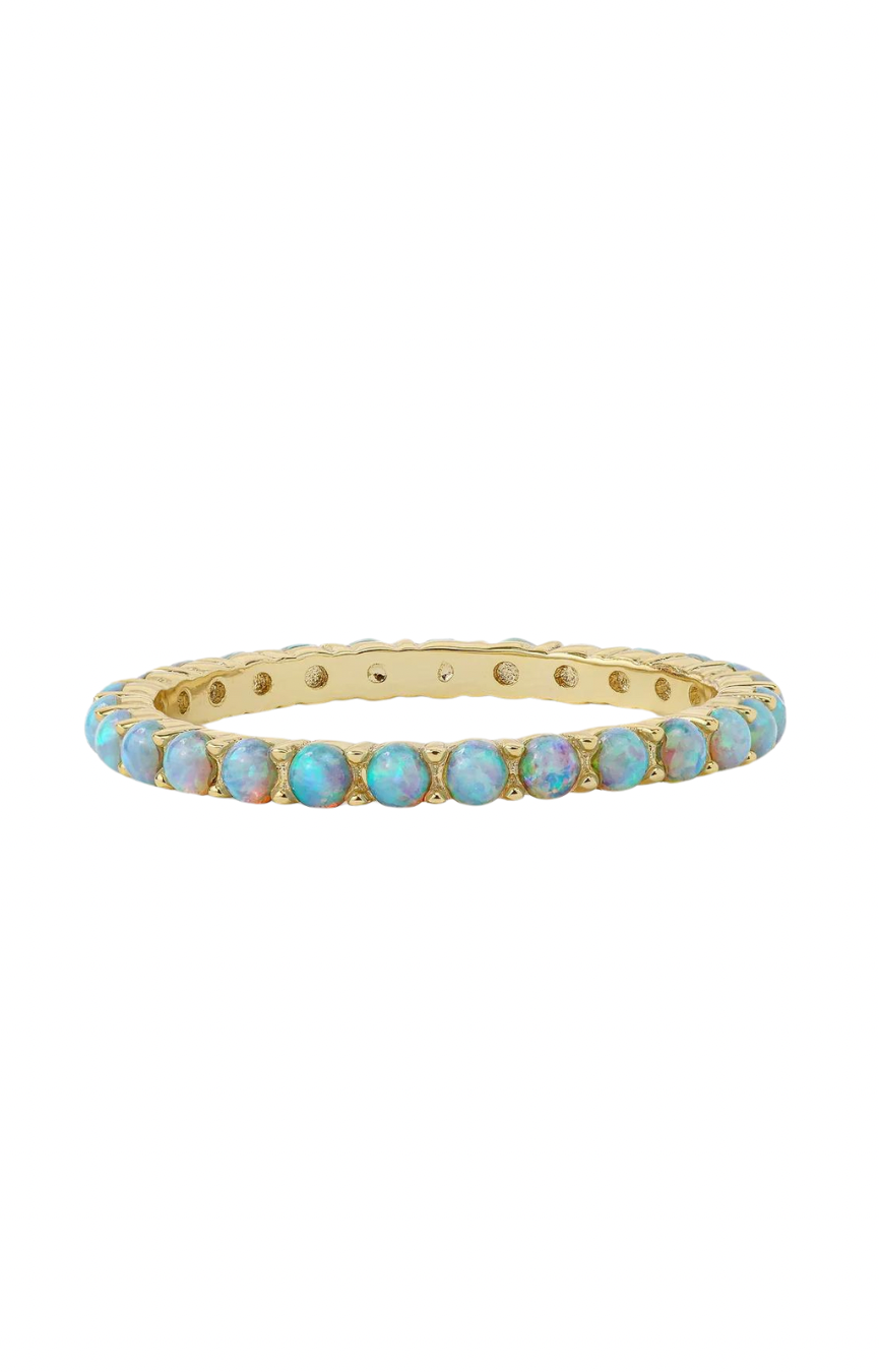 The Micro Heiress Blue Opal Ring