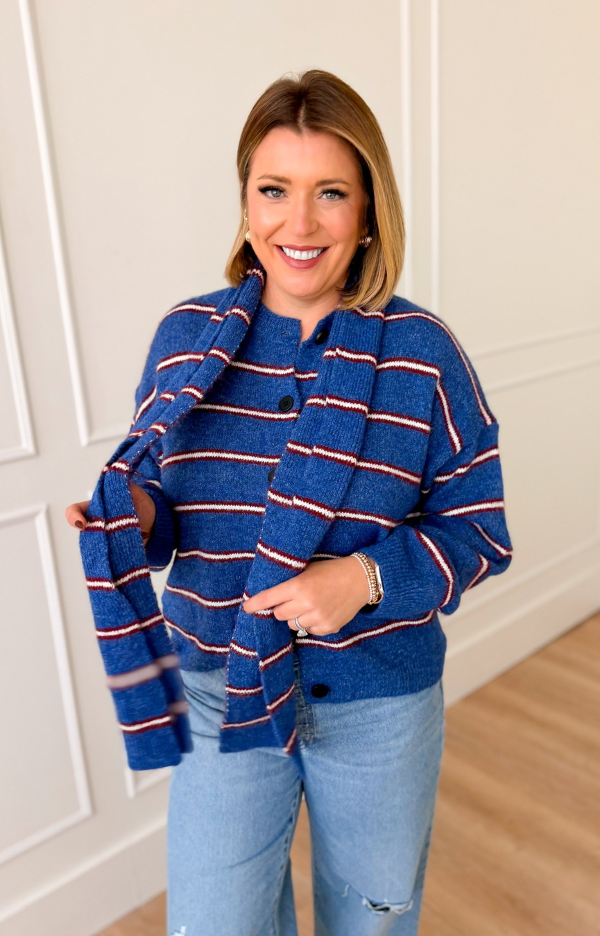Women's Blue Skies cardigan at EVER Boutique