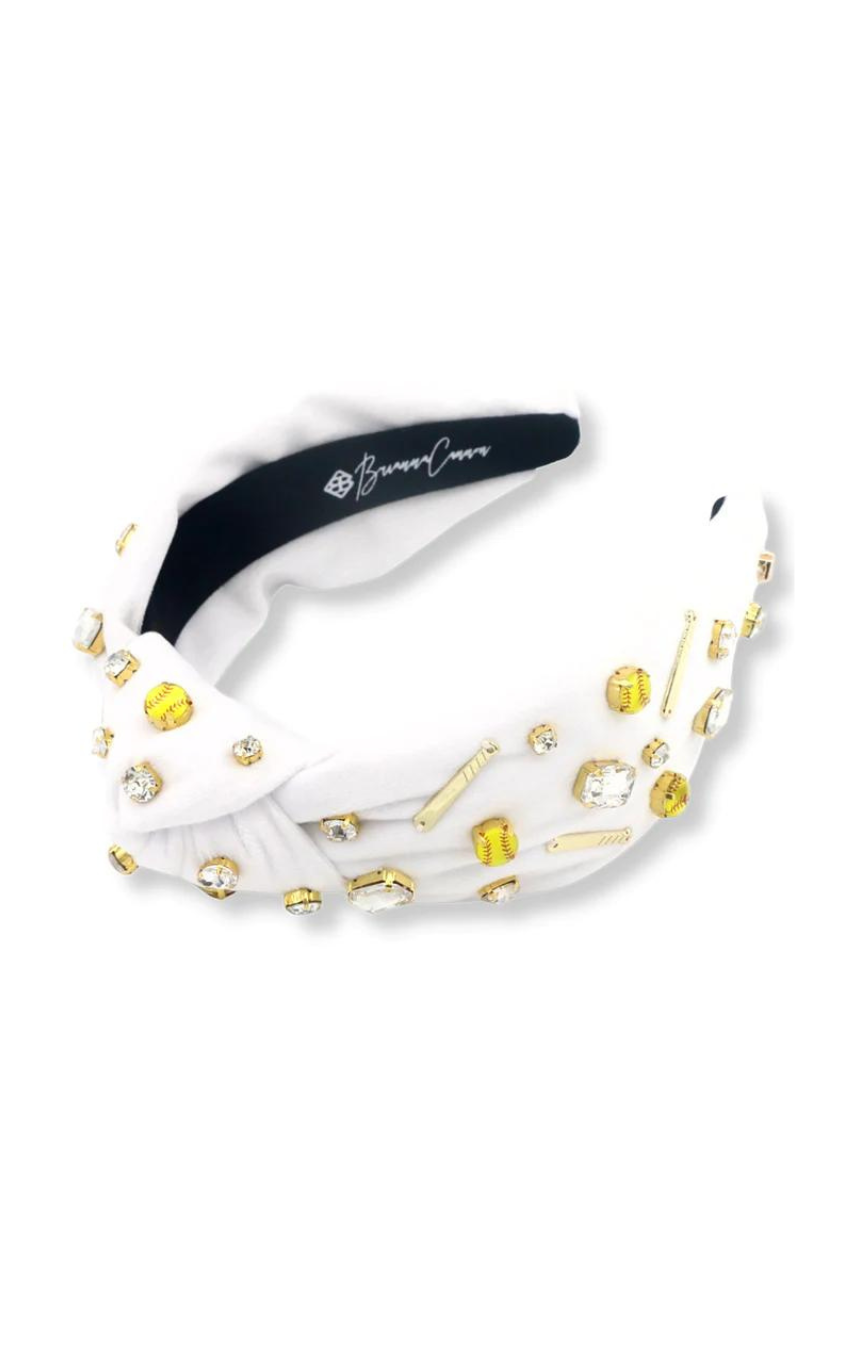 Fan Gear Softball Headband- White