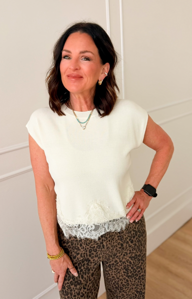 Women's Flirty Finish top at EVER Boutique