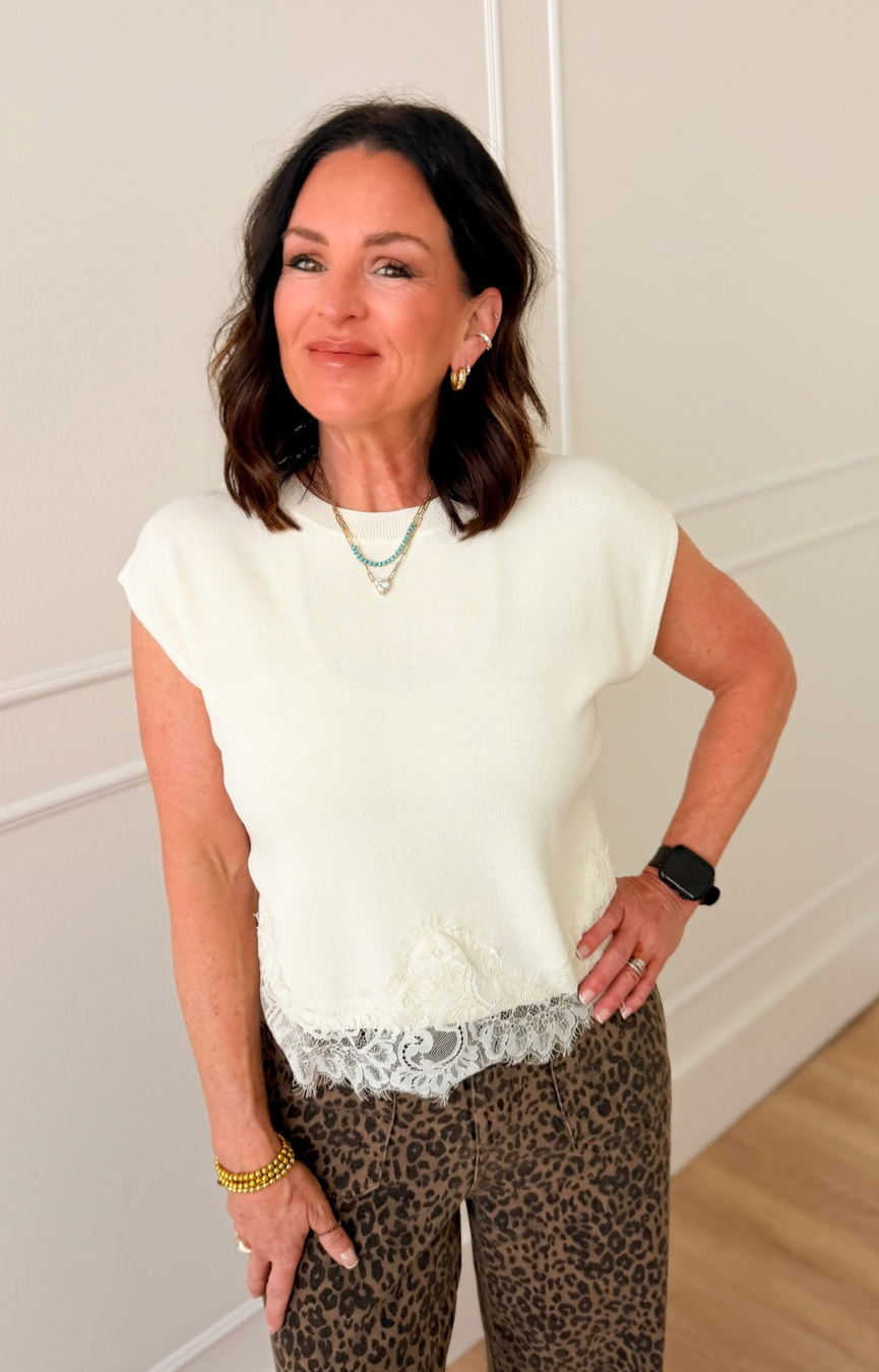 Women's Flirty Finish top at EVER Boutique